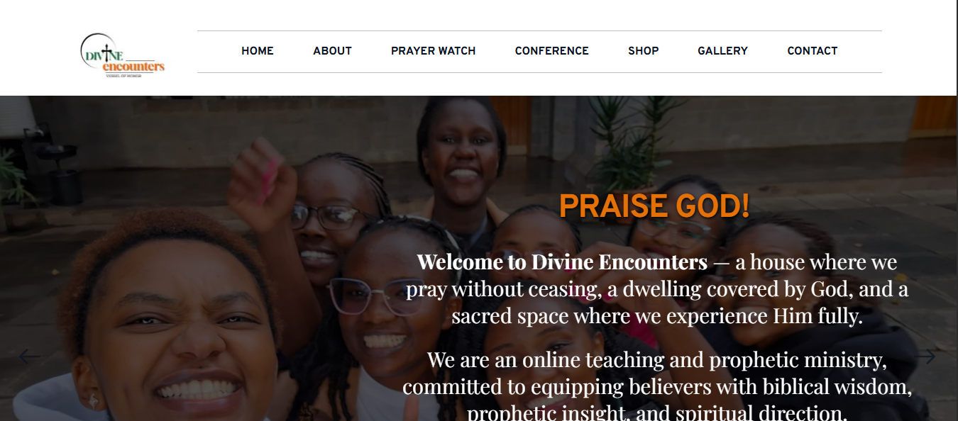 Divine Encounters Website